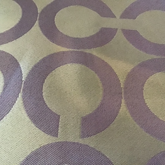 Coach Lilac Beige Signature Large Tote Handbag - Picture 6 of 6